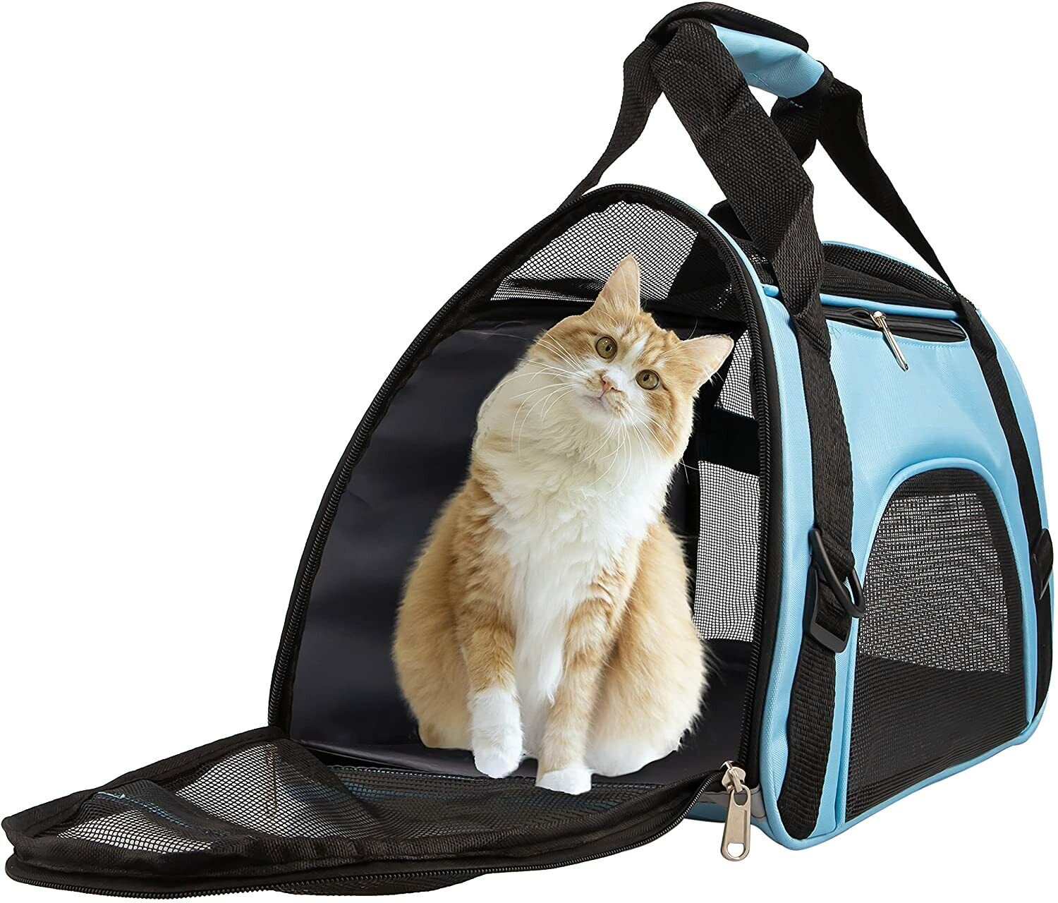 Pet Dog Cat Carrier Travel Tote Bag Comfort Case Soft Sided Airline Approved M L 24Hr Smart